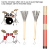 Drum Stick Brush Set Jazz Retractable Metal Wire 19 Beam
