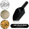 COM-FOUR® 2X Feed Scoop for portioning Animal Feed – Plastic