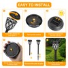 ruhotili Solar Outdoor Lights, Outdoor Waterproof IP65, Bright Powered by