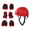 7pcs/set Children Safety Helmet Knee Elbow Pad Sets Breathable Riding