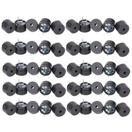 Pack of 50 16 Ohm AC 2KHz Electromagnetic Buzzer, 3V 5V 9V 12V Buzzer, Electronic Buzzer Electromagnetic Type, Buzzer Alarm