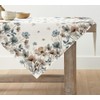 Artoid Mode Wild Ink Painting Flowers Leaves Spring Table Linen