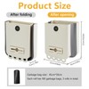 Jiayaus Collapsible Kitchen Trash Can Hanging Trash Can with 3