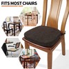 SINOSSO Thickened 2.5" Dining Chair Cushion, Soft Blended High Density