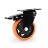 Caster Wheel, Heavy Duty 4 Inch Caster, Locking Swivel Caster