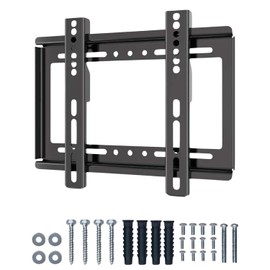 LINK BITS F1442N01LB Soporte para Pantalla Fijo de 14” a 42” Pulgadas, 25 Kg de Carga, LED, LCD, PDP, y Smart TV