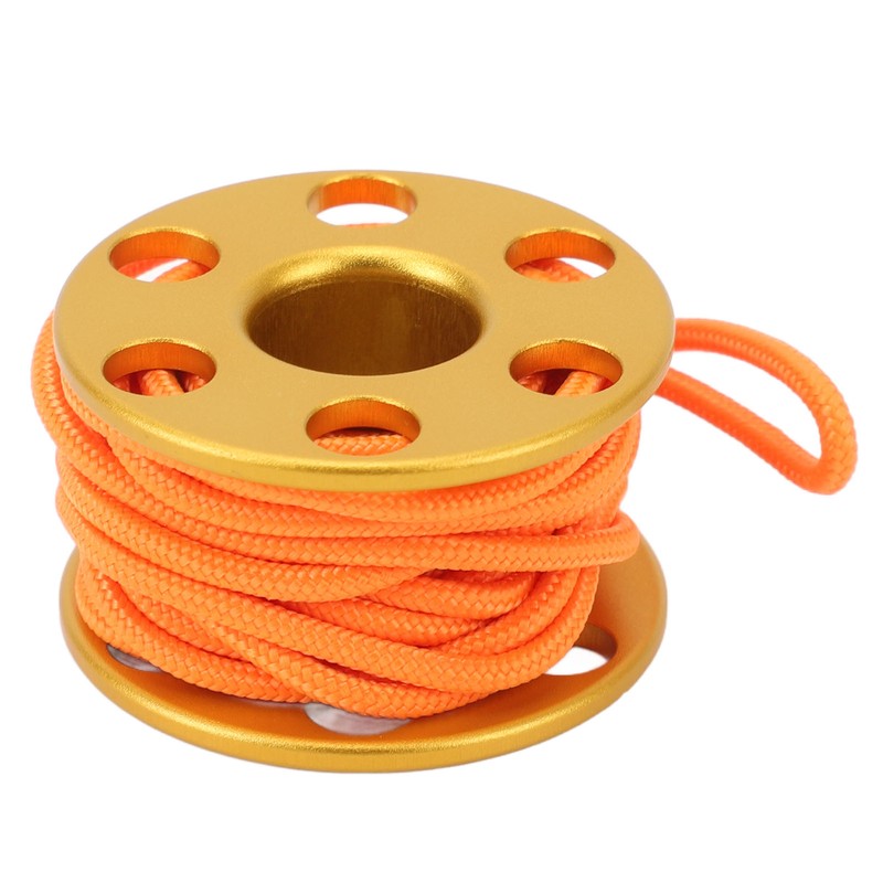 Scuba Diving Finger Reel Aluminum Alloy Mini Finger Spool Reel