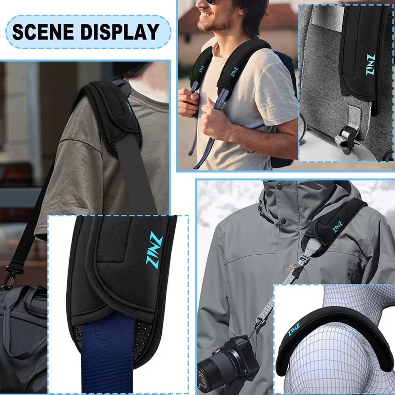 ZINZ 2-Pack Universal Shoulder Pad with Ultra thick Cushion for
