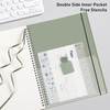 RETTACY Notebook A5 Bullet Dot Journals for Women, Grid Wirebound