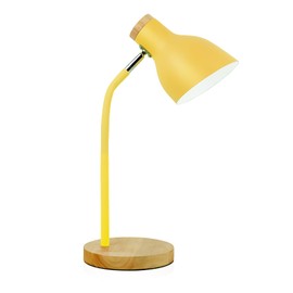 Himmel Desk Lamp, Adjustable Metal Table Lamp, Children's Table Lamp for Bedroom, Living Room, E27Socket Reading Next Lamp (Yellow)