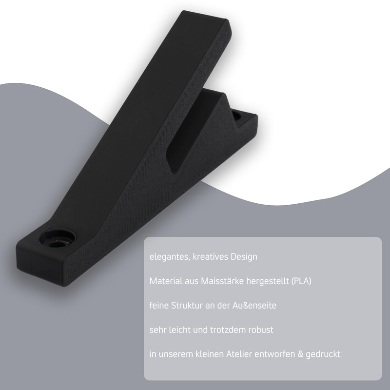 Luminick Wall Mount for Skateboard, Longboard, Sturdy Design Including Mounting