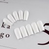 KXAMELIE Ivory White Medium Coffin Nails - Press On, Glue