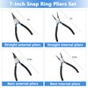 850Pcs C-clip External Retaining Rings Snap Rings Assortment Kit Circlip