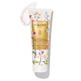 Nakery- Manteca corporal hidratante antienvejecimiento NAKERY - Crema corporal reafirmante de la piel y crema reafirmante para el cuello, Mo