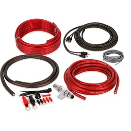 Belva BAK42 Professional Grade Complete 4 Gauge 2-Channel Copper-Clad Amp Wiring Kit with 2-Channel RCA Interconnects