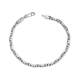 LeCalla 925 Sterling Silver Mariner Chain Bracelets | Anchor Link Chain Bracelet for Women 8 Inches