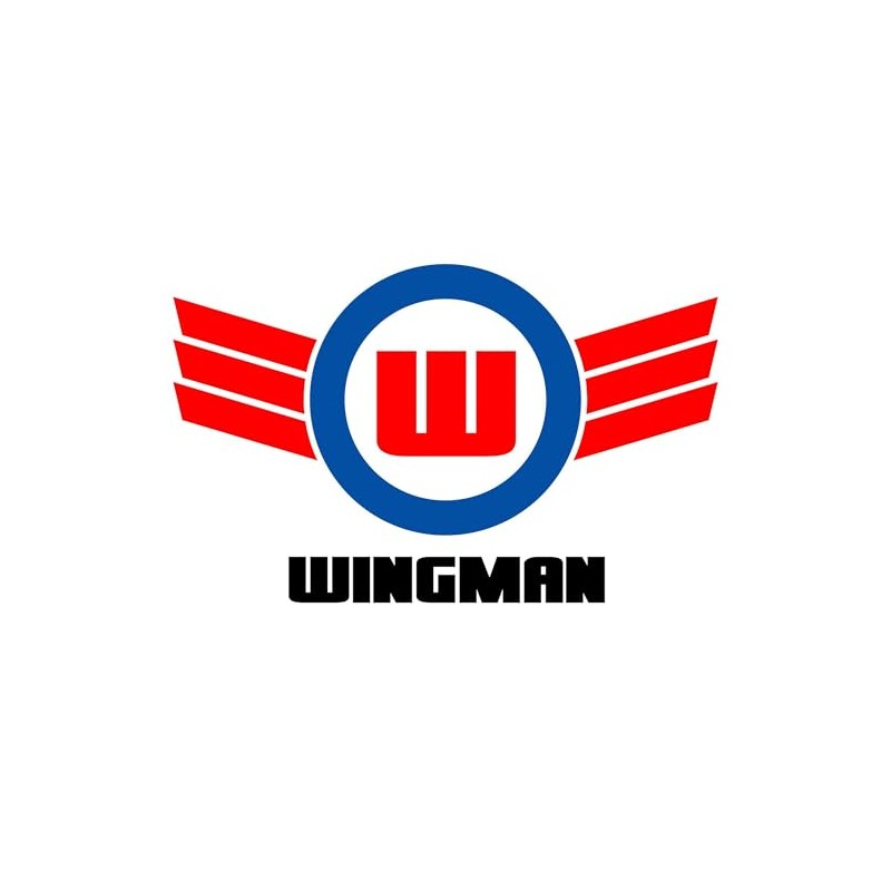 CafePress Wingman Rectangle Sticker Rectangle Bumper Sticker Car Decal