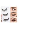Kit de 10 pestañas con delineador de ojos LabG RT486