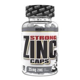 WEIDER Strong Zinc Caps, hochdosiert, Premium Qualität 25 mg Zink pro Kapsel, 120 Kapseln, Immunsystem