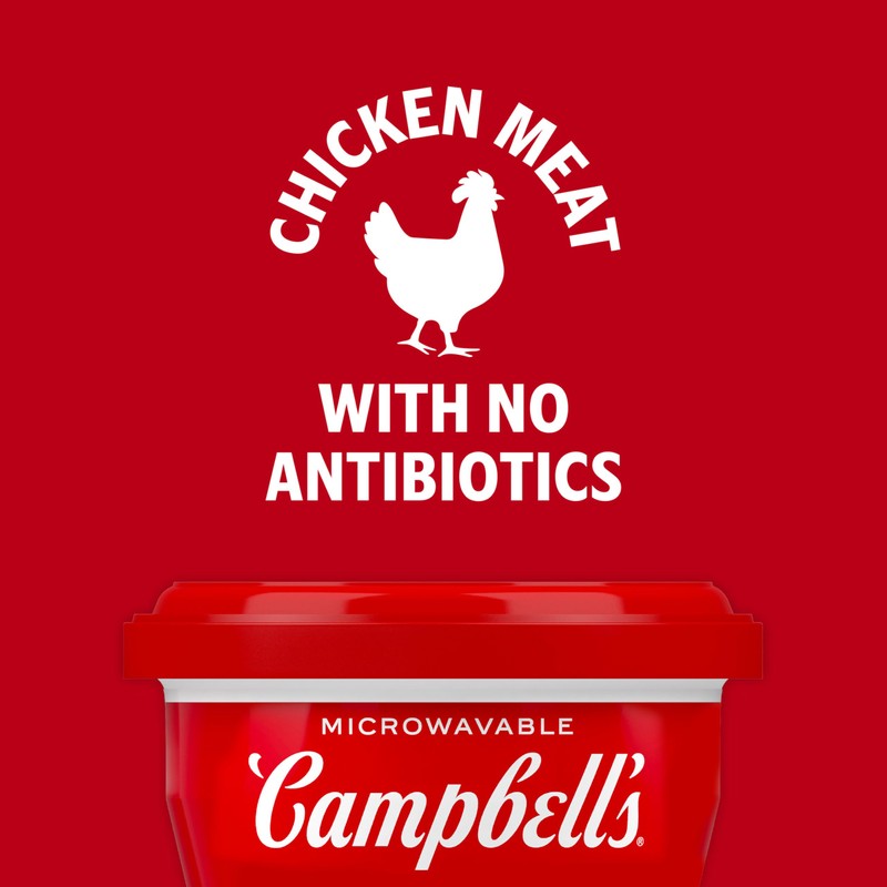 Campbell’s Homestyle Chicken Noodle Soup, 7 oz Bowl (16 Pack)