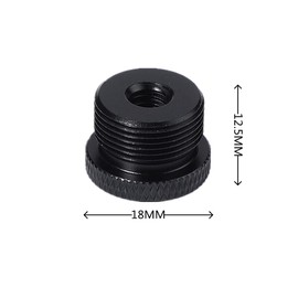 Mic Stand Adapter 1/4 Female to 5/8 Male Screw Thread Adapter Tripod Screw Adapter for Camera Monitor Microphone Stand