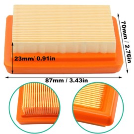 ZAMDOE Air Filter Kit for STIHL FS120 FS200 FS250 FS300 FS350 String Trimmer Brush Cutter, with Spark Plug Fuel Filter Primer Blub Fuel Line Hose Gasket