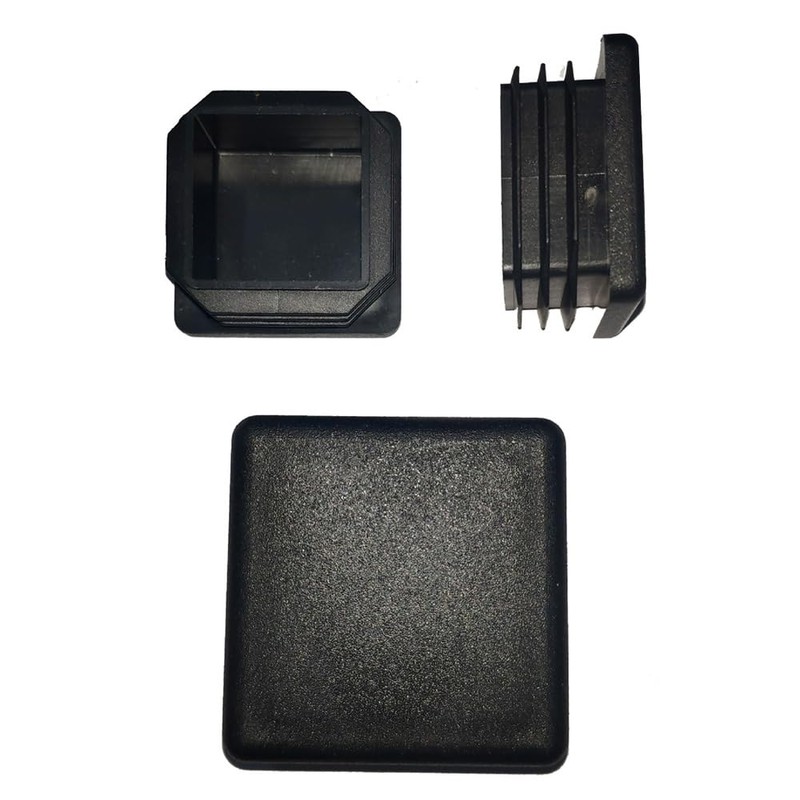 30Pcs Square Plastic Plug, 40mm x 40mm Square Tube Inner