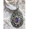 FANCY FOX BOUTIQUE DUELING DRAGONS BREATH LOCKET NECKLACE AMULET MEDIEVAL