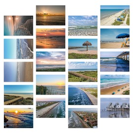 Dear Mapper Surfing in Texas Postcards Pack 20pc/Set Surfing Sport Vintage Postcards Travel Postcards Surfing Resort Holiday Postcard for Mailing Decor Gift