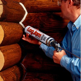 Sashco Log Jam Acrylic Latex Chinking Caulk, 29 oz Cartridge, Mortar White (Pack of 1)