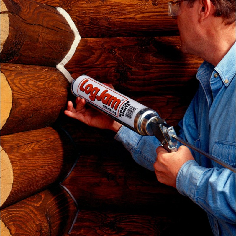 Sashco Log Jam Acrylic Latex Chinking Caulk, 29 oz Cartridge,
