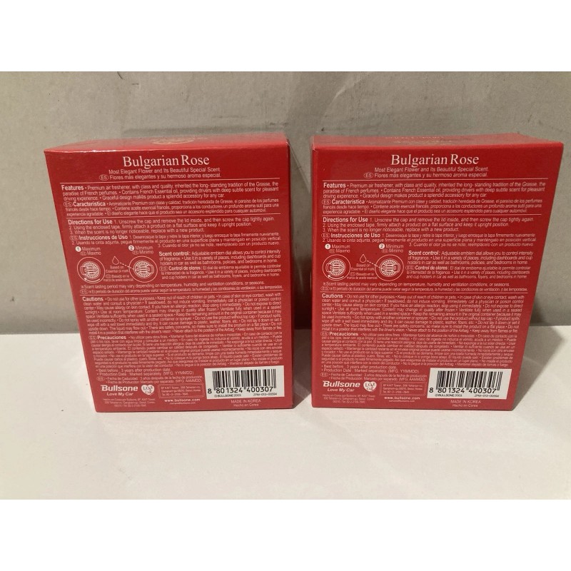 Bullsone 2 PACK Bullsone Grasse L'esterel Luxury Car Perfume Air