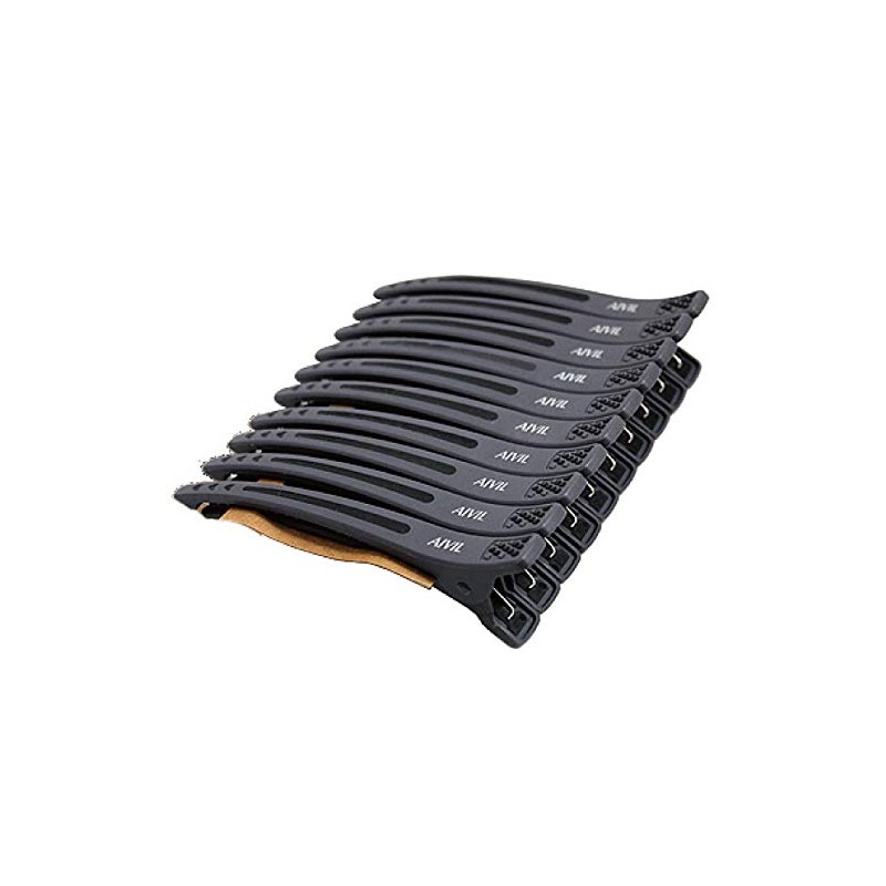 Tricoin Industries Ivil Tough Clip Black, Pack of 10