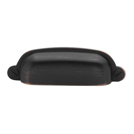 GlideRite 3-1/2 Inch Center-to-Center Classic Bin Pull Cabinet Hardware, 4767 (1, Oil Rubbed Bronze)