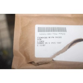 NOS F4 F16 Fuel quantity gauge face plate 5355-00-756-99