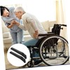 IWOWHERO Ergonomic Wheelchair Arm Pad Sturdy Hard Plastic Armrests for