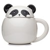 Puckator Ceramic Cup with Shaped Lid - Panda - Sweet
