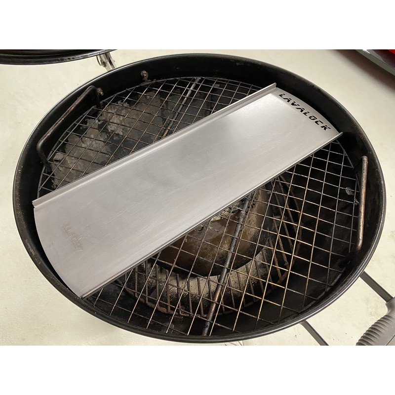 MIDDLE GRIDDLE™ FLAT TOP GRILL FOR WEBER KETTLE, UDS, WSM