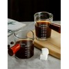 bepisof 2 Piece Wooden Handle Double Mouthed Espresso Shot Glass