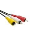 3ft 3.5mm Male / 3 Rca, Camcorder Cable, 3 Ft
