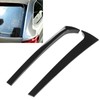 2PCS Rear Window Side Trim Gloss Black ABS Replacement for
