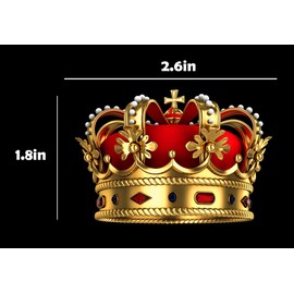 Crown King Cupcake Topper 24Pcs The Man The Myth The Legend Cupcake Topper for Man Male Happy Birthday Theme Decor Supplies Daddy Father's Day Family Party Decorations