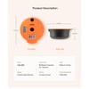 Tas simo Reusable Pods with Paper Filters,Reusable Coffee Capsules Compatible