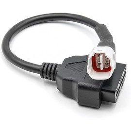 JDTech Yamaha Motorcycle 4 Pin Diagnostic CANBUS Cable to OBD2 Fault Code Reader Bike Scanner Diagnostic Cable