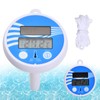 Volumoon Floating Thermometer, Solar Swimming Pool Water Temperature Display Tester,
