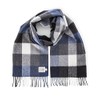 Avoca Merino Wool Scarf Navy/Grey