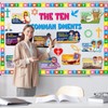 gisgfim Ten Commandments Bulletin Board Decorations Set Back to School