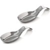 Kitchen Kemistry Premium Grade Stainless Steel Spoon Rest with Long
