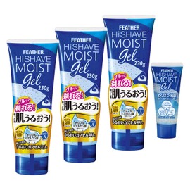 FEATER Moist Gel, Pack of 3, Mini Gel, Set of 3 + Mini Set, Set of 4