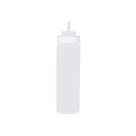 Chef Inox Wide Mouth Squeeze Bottle, 720 ml Capacity, Clear
